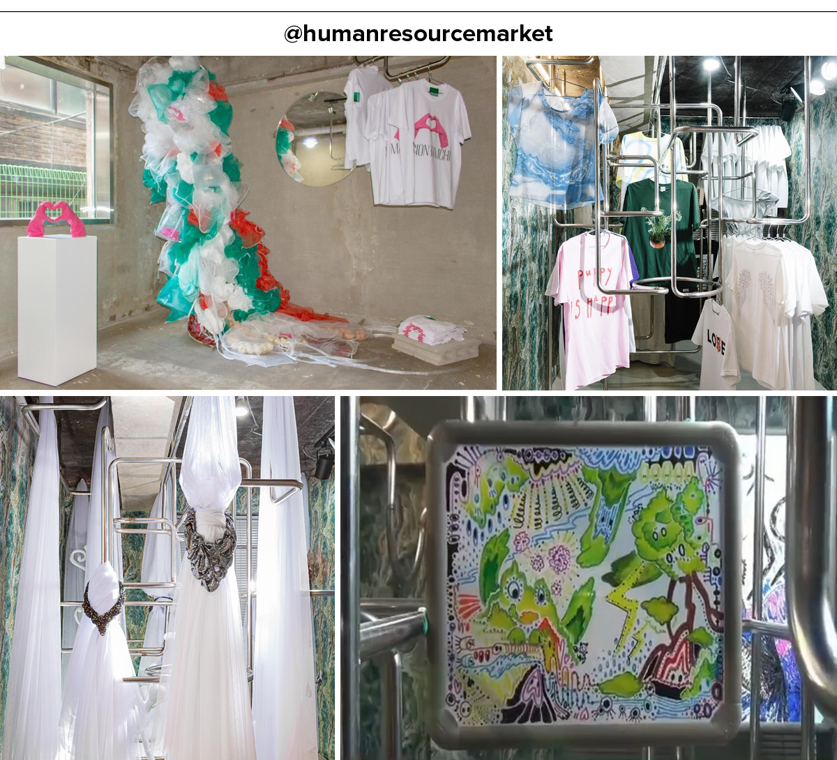 한남동 갤러리 겸 소품숍 인력시장의 모습